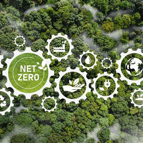 Net Zero, a concept that demonstrates a net zero emissions target.