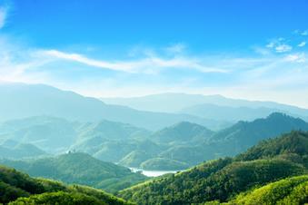 Green mountains