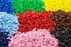 multi coloured polymer