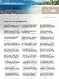 Plastics and microplastics
